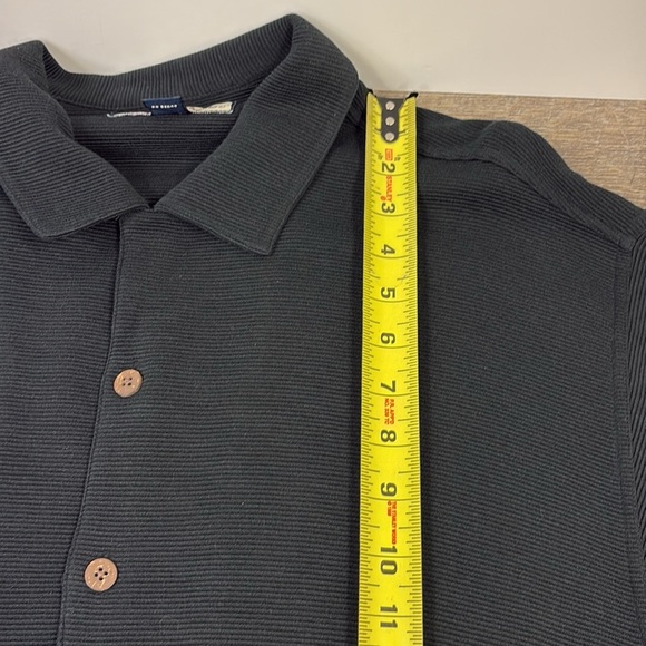 Tommy Bahama  Short Sleeve Micro Ribbed Silk Blend Casual Button Down Shirt L - Picture 8 of 9